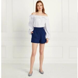 NWOT Hill House Livie Nap Shorts in Navy size medium